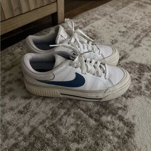 Nike White Mesh Sneakers